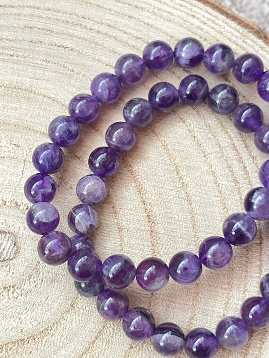 Amethyst ~ bead bracelet