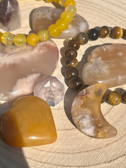 Golden Healer Quartz ~ Heart no.23