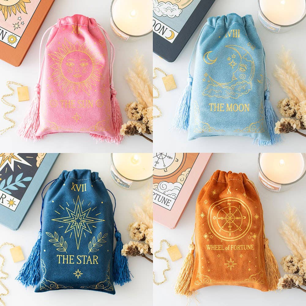 Velvet Tarot Card Drawstring Bags