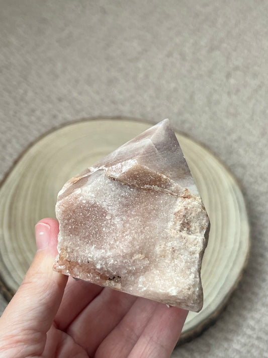 Pink Amethyst top polished point no.12