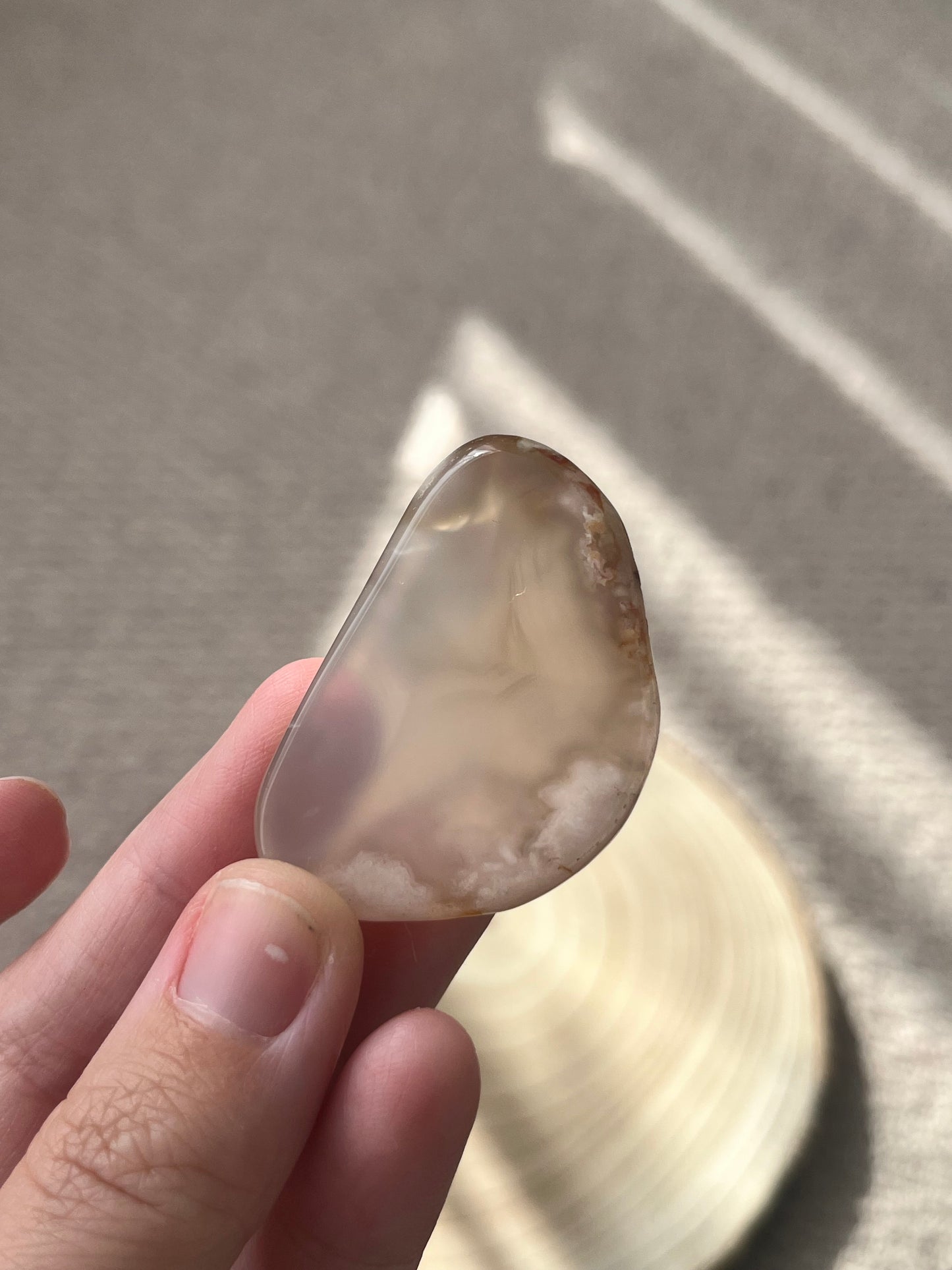 Flower Agate ~ Smooth Stone no.34