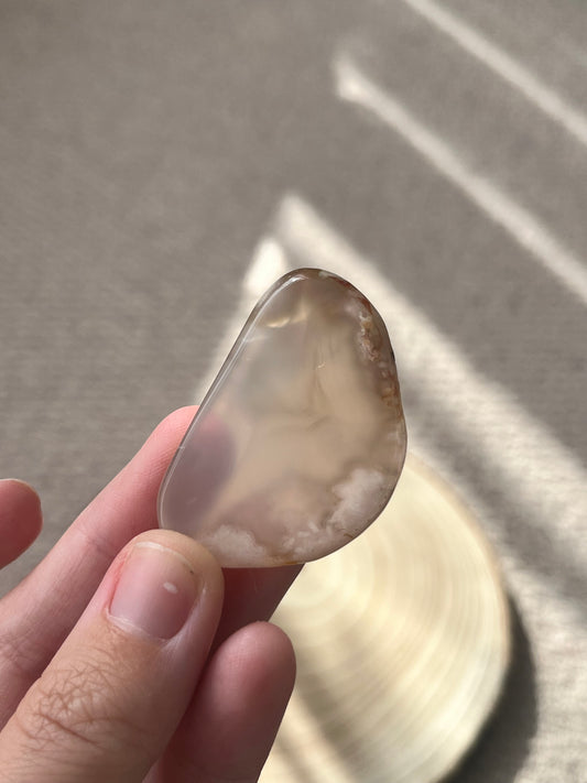 Flower Agate ~ Smooth Stone no.34