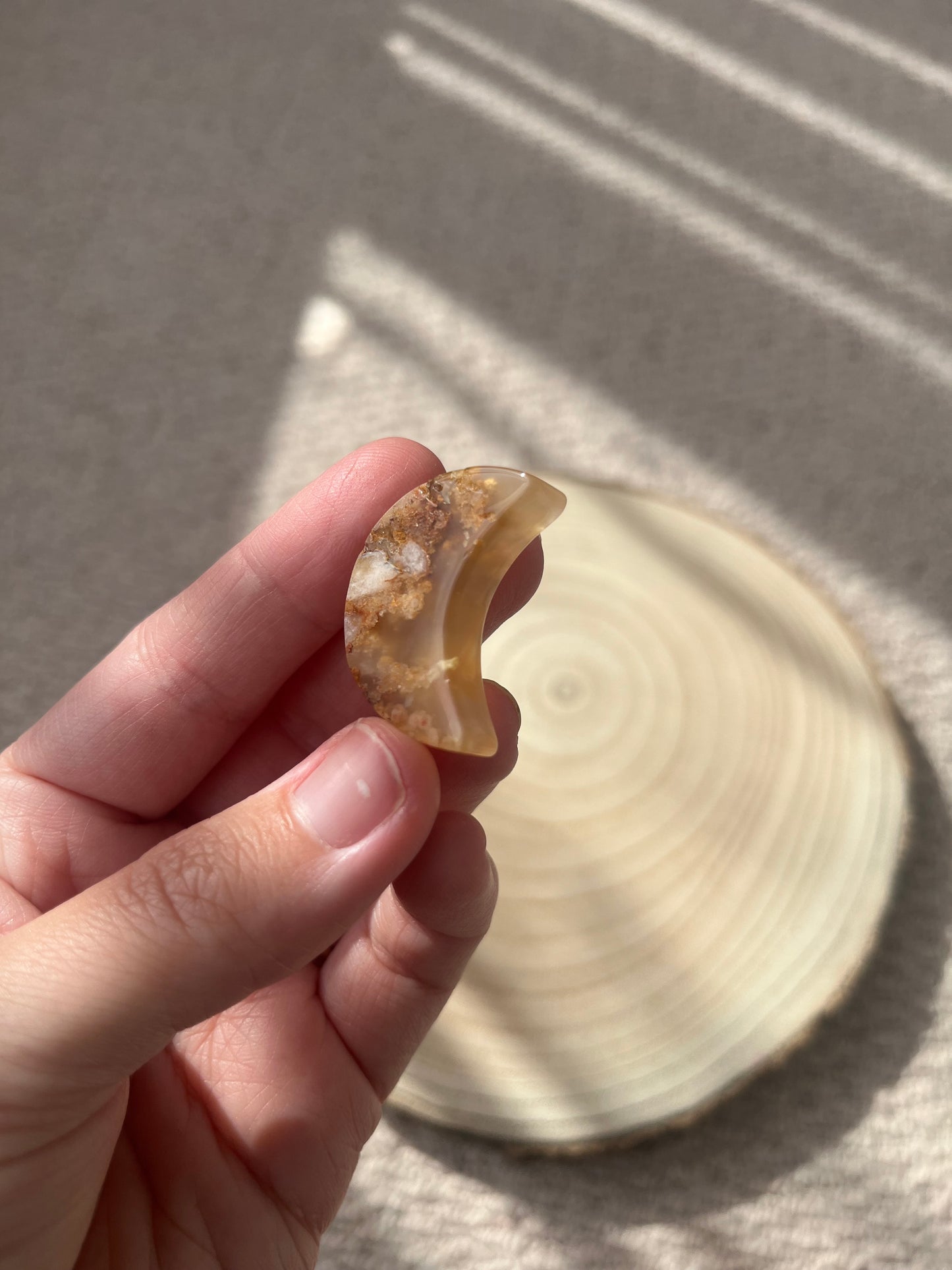 Flower Agate ~ Moon no.45