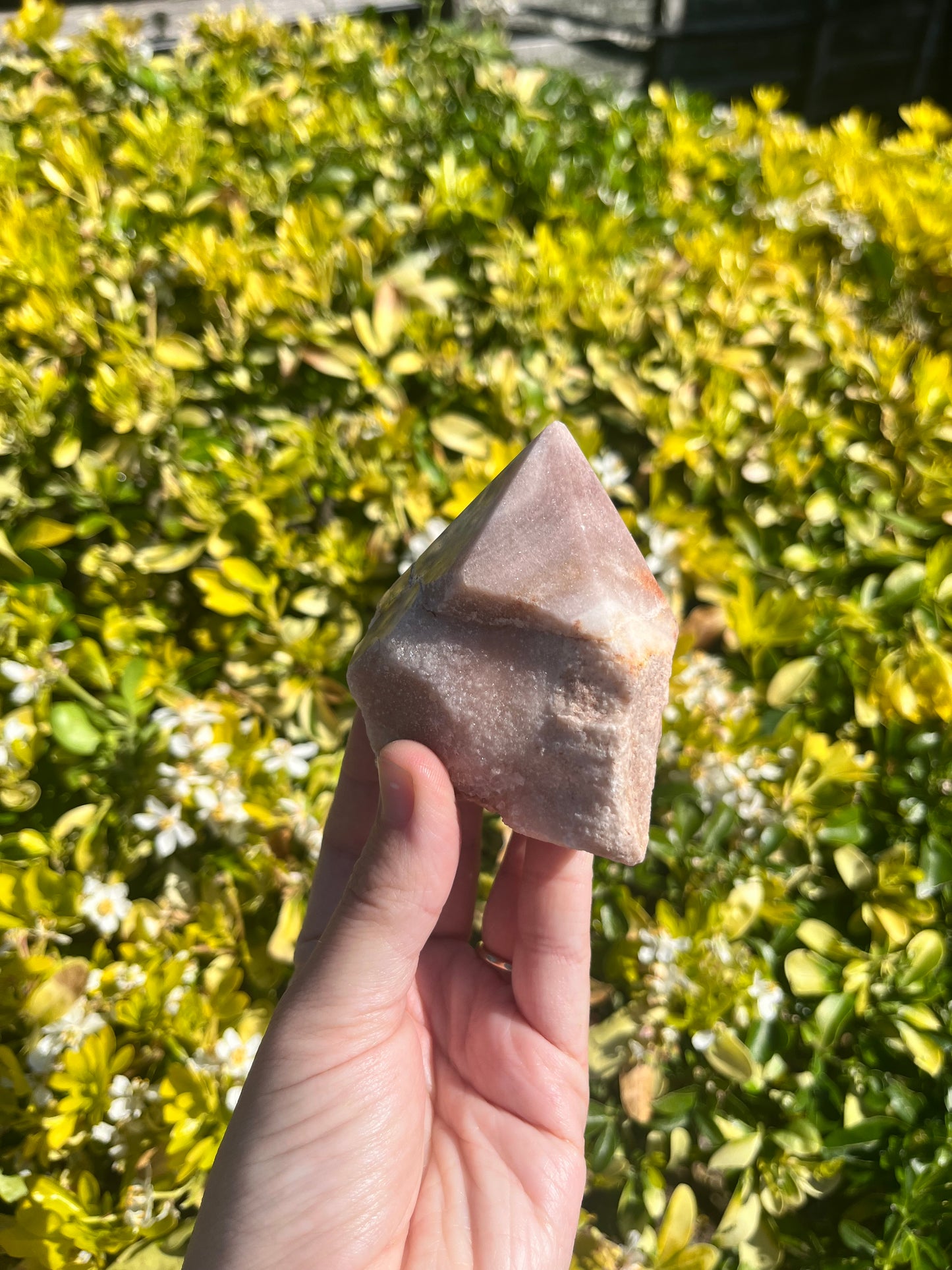 Pink Amethyst top polished point no.12