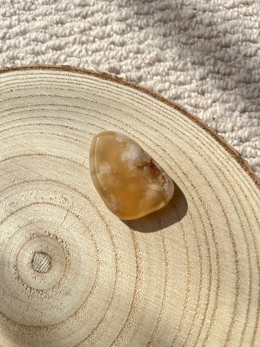 Flower Agate ~ Smooth Stone no.37