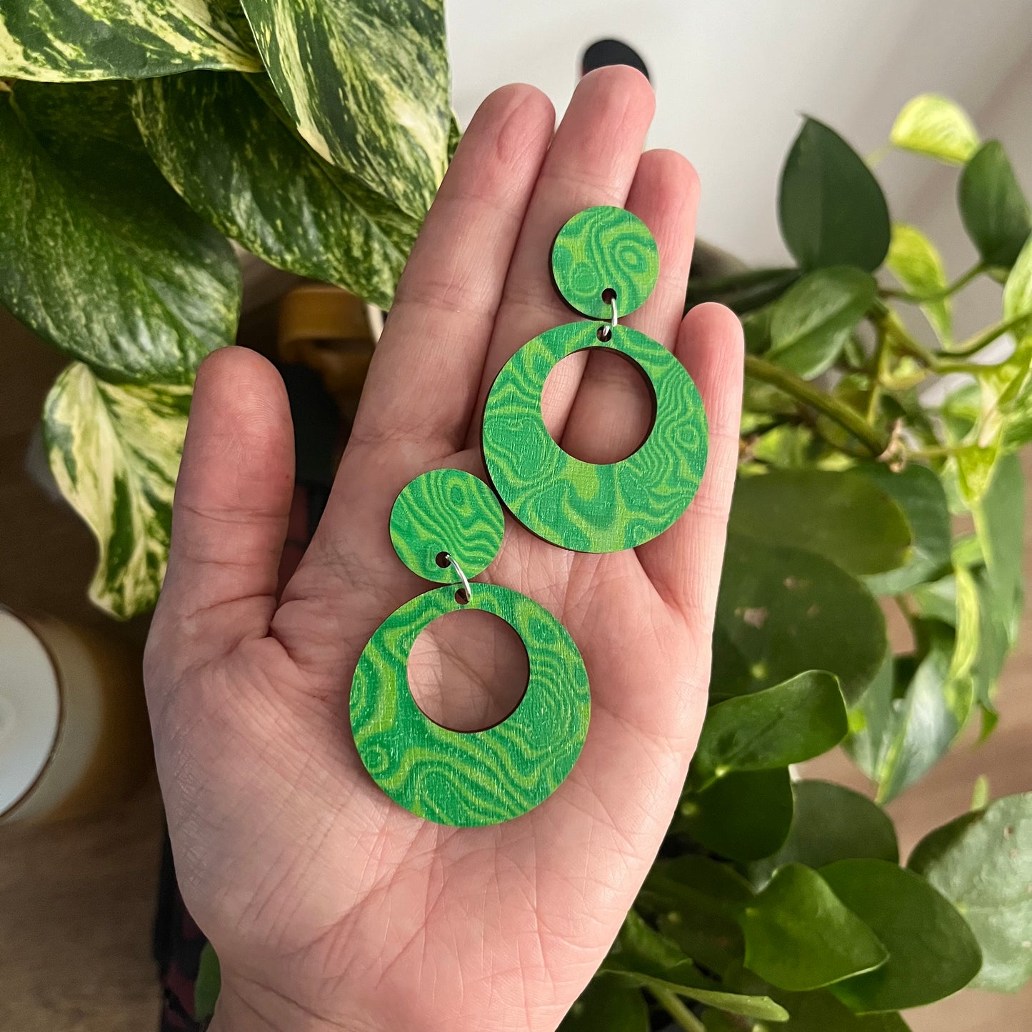 Strange Days ~ Circle Dangle Earrings