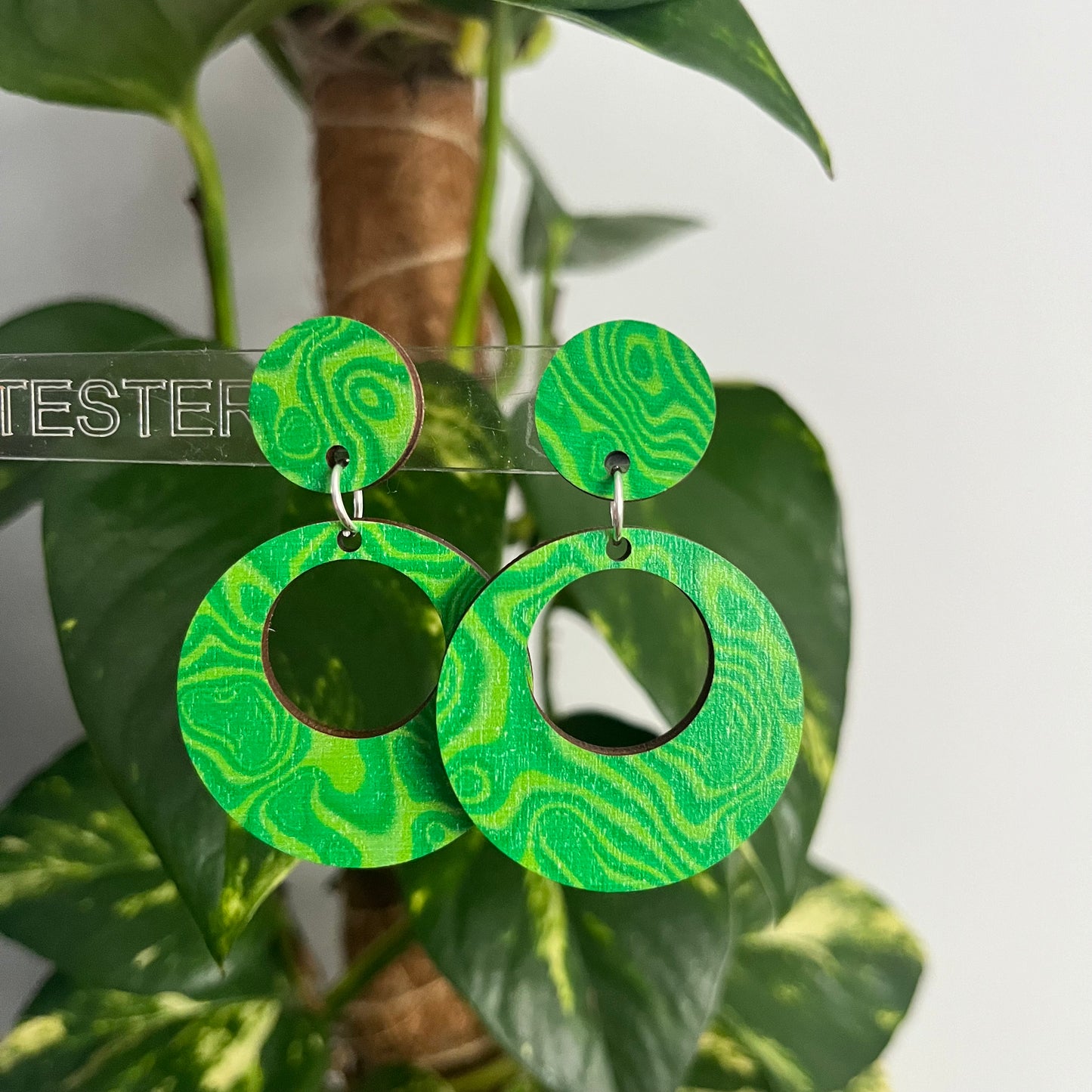 Strange Days ~ Circle Dangle Earrings