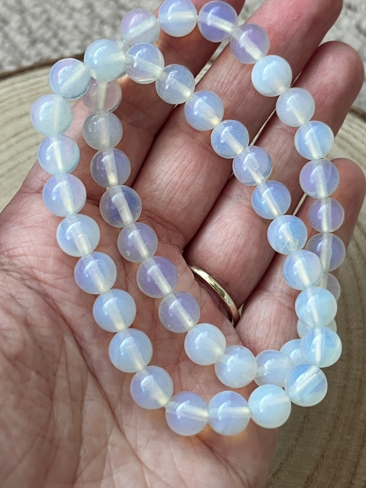 Opalite ~ bead bracelet