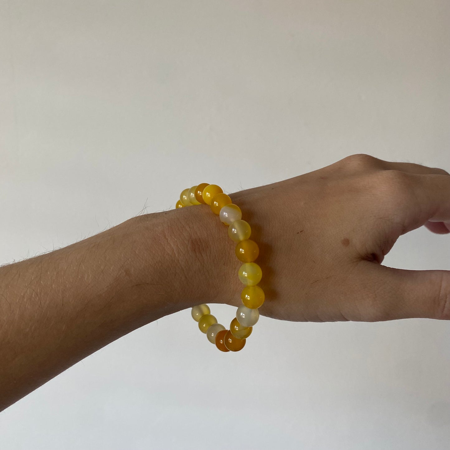 Honey Crystal ~ beaded power bracelet