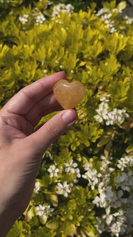 Golden Healer Quartz ~ Heart no.24