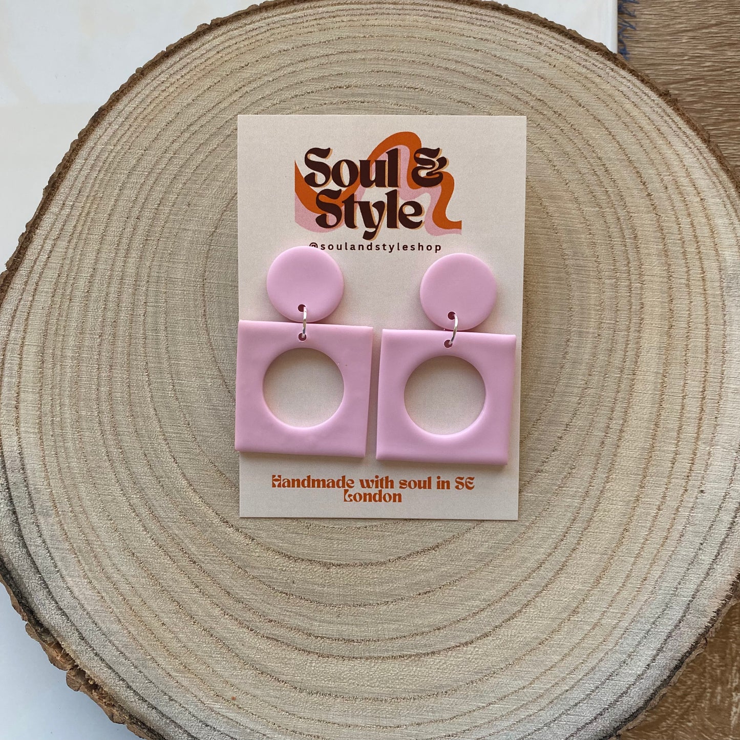 You’re a Square ~ Retro Geometric Earrings