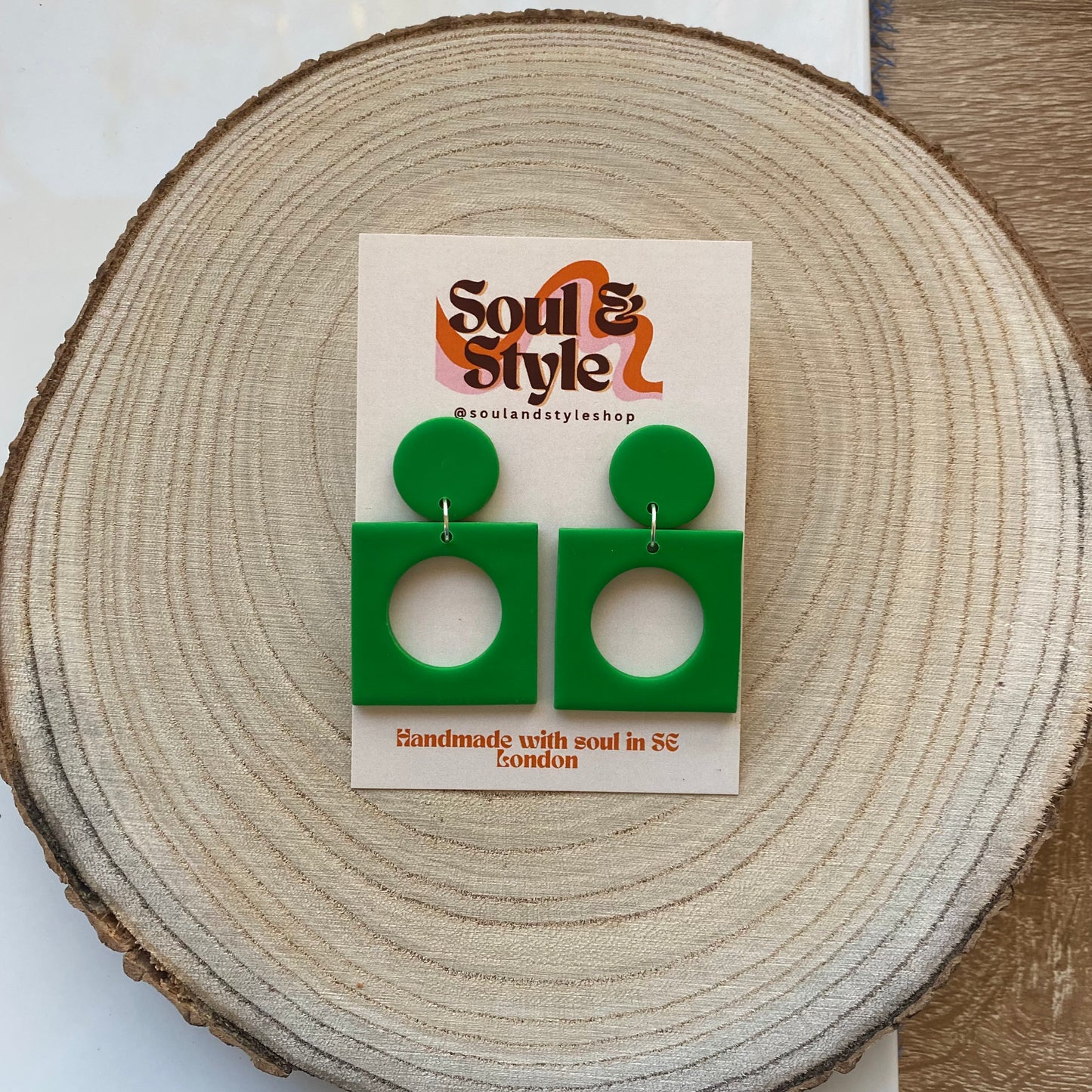 You’re a Square ~ Retro Geometric Earrings