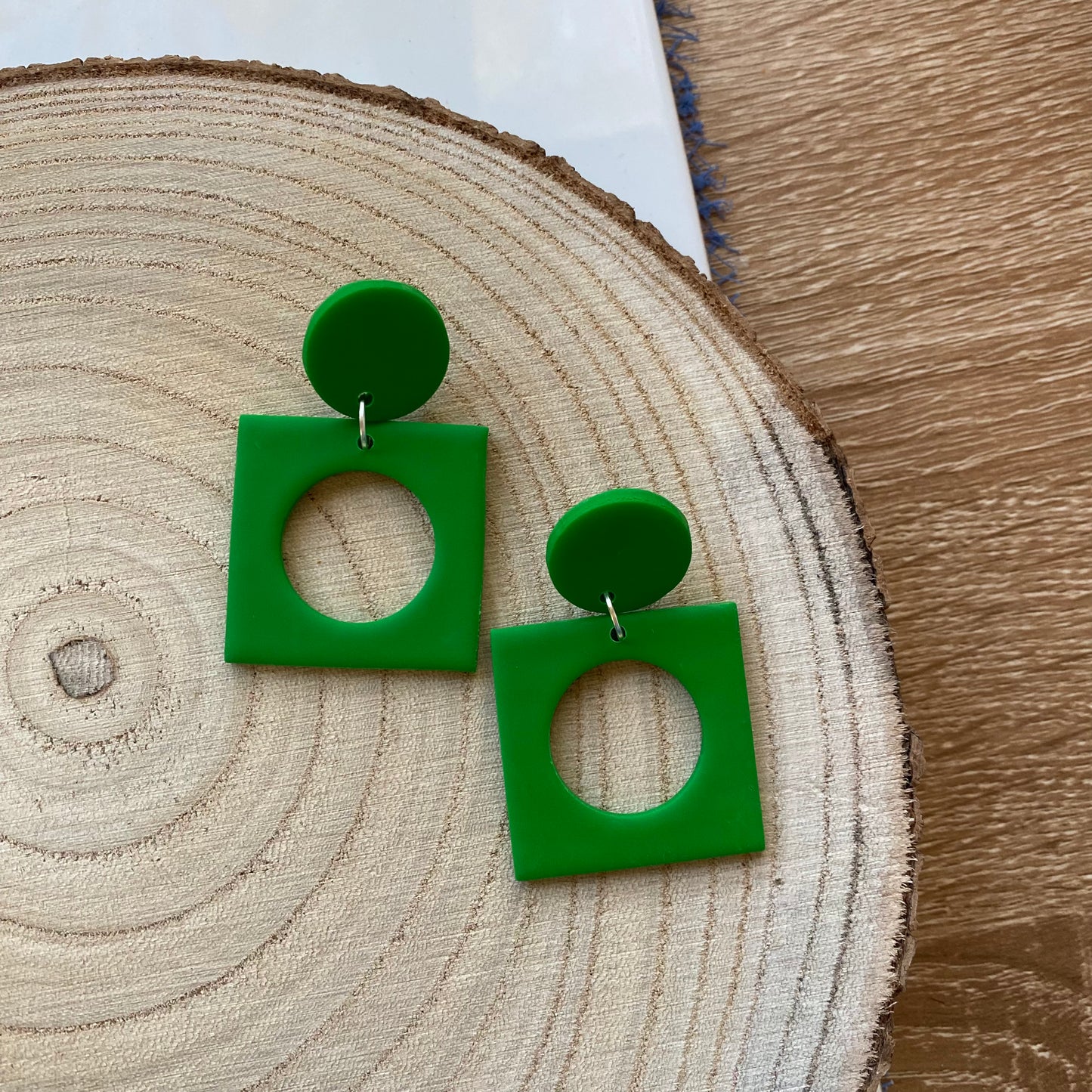 You’re a Square ~ Retro Geometric Earrings