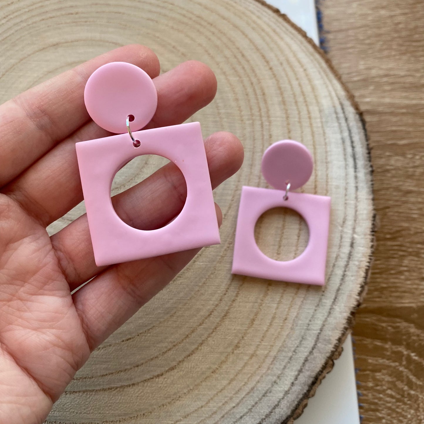 You’re a Square ~ Retro Geometric Earrings