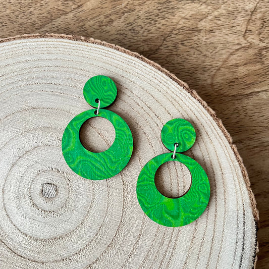 Strange Days ~ Circle Dangle Earrings