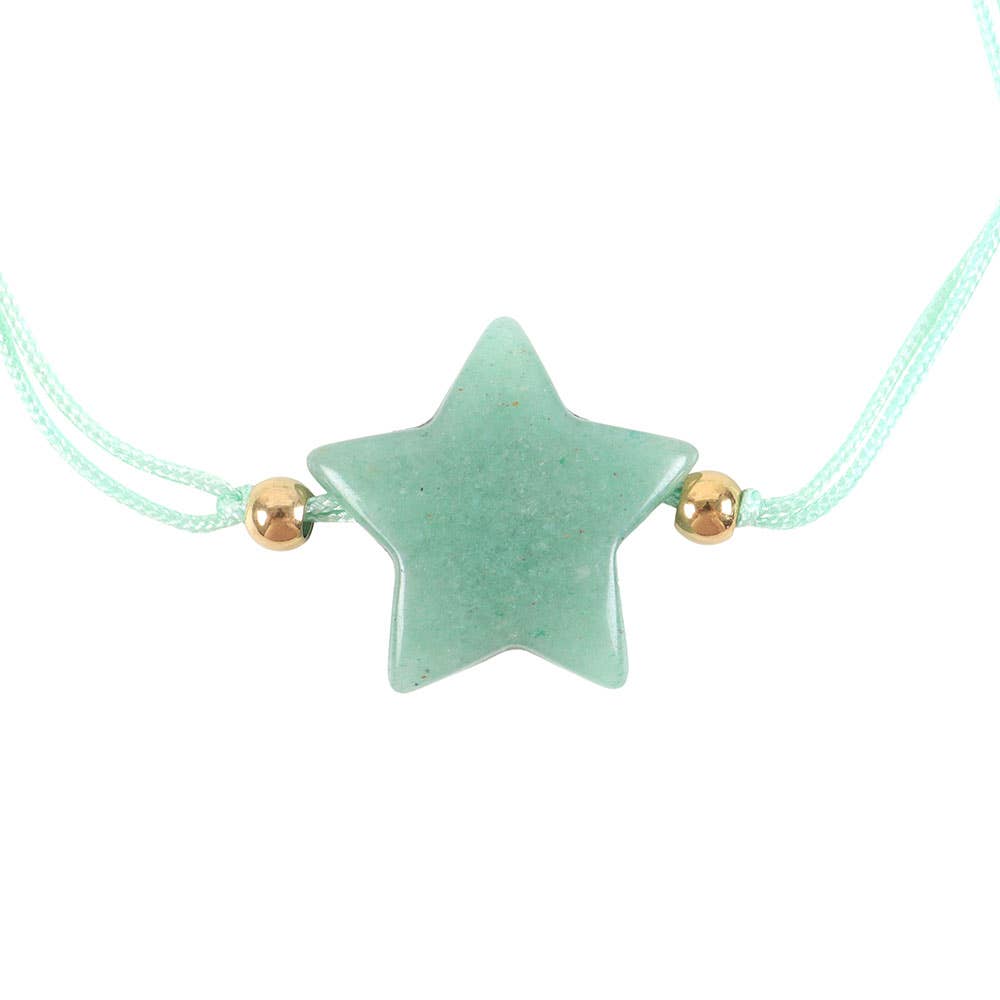 Aventurine 'Shine Bright' Crystal Star Bracelet