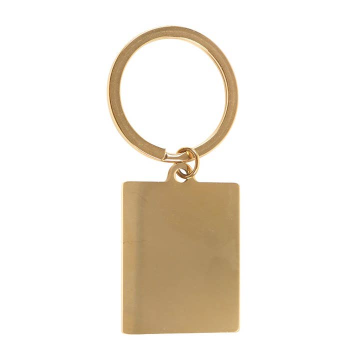 The Wheel of Fortune Vintage Tarot Card Keyring