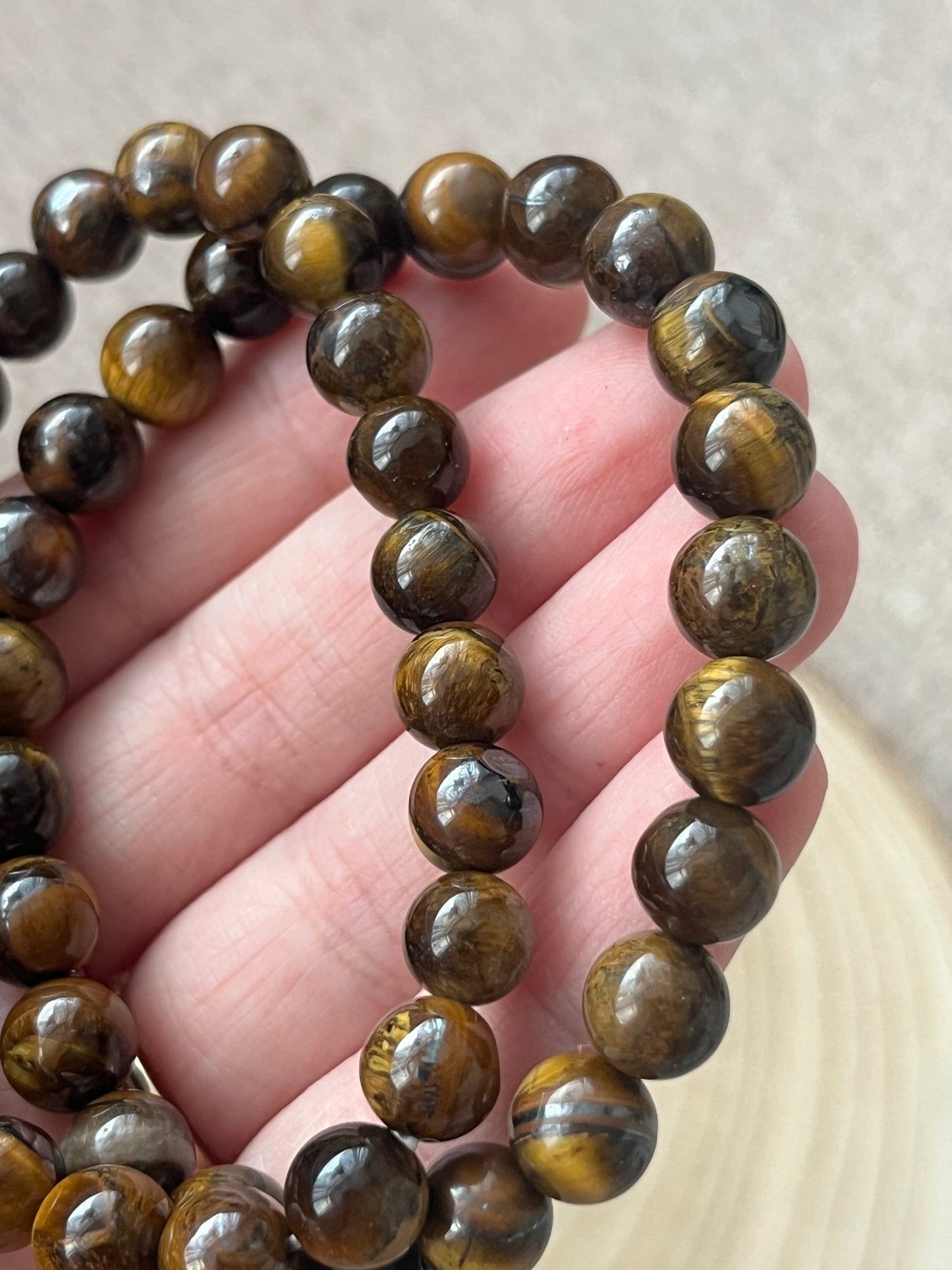 Tigers Eye ~ bead bracelet