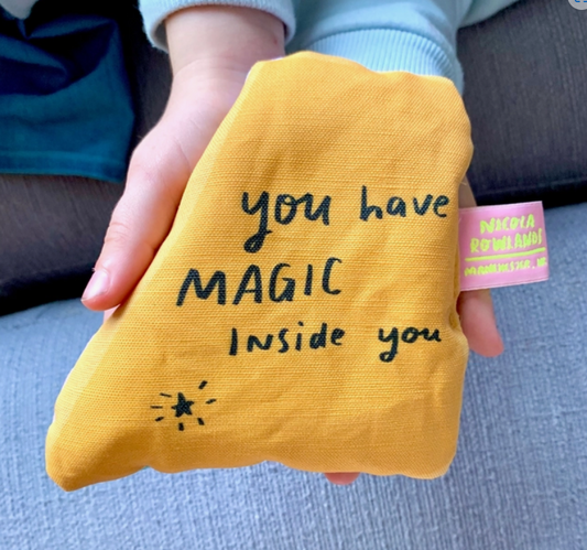 Lavender Sensory Palm Bag ~ Handmade ~ 'You have magic inside you'