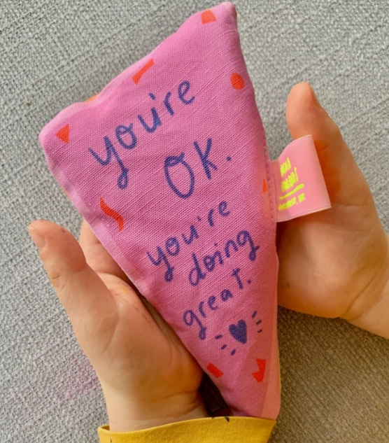 Lavender Sensory Palm Bag ~ Handmade ~ 'You're okay you're doing great'