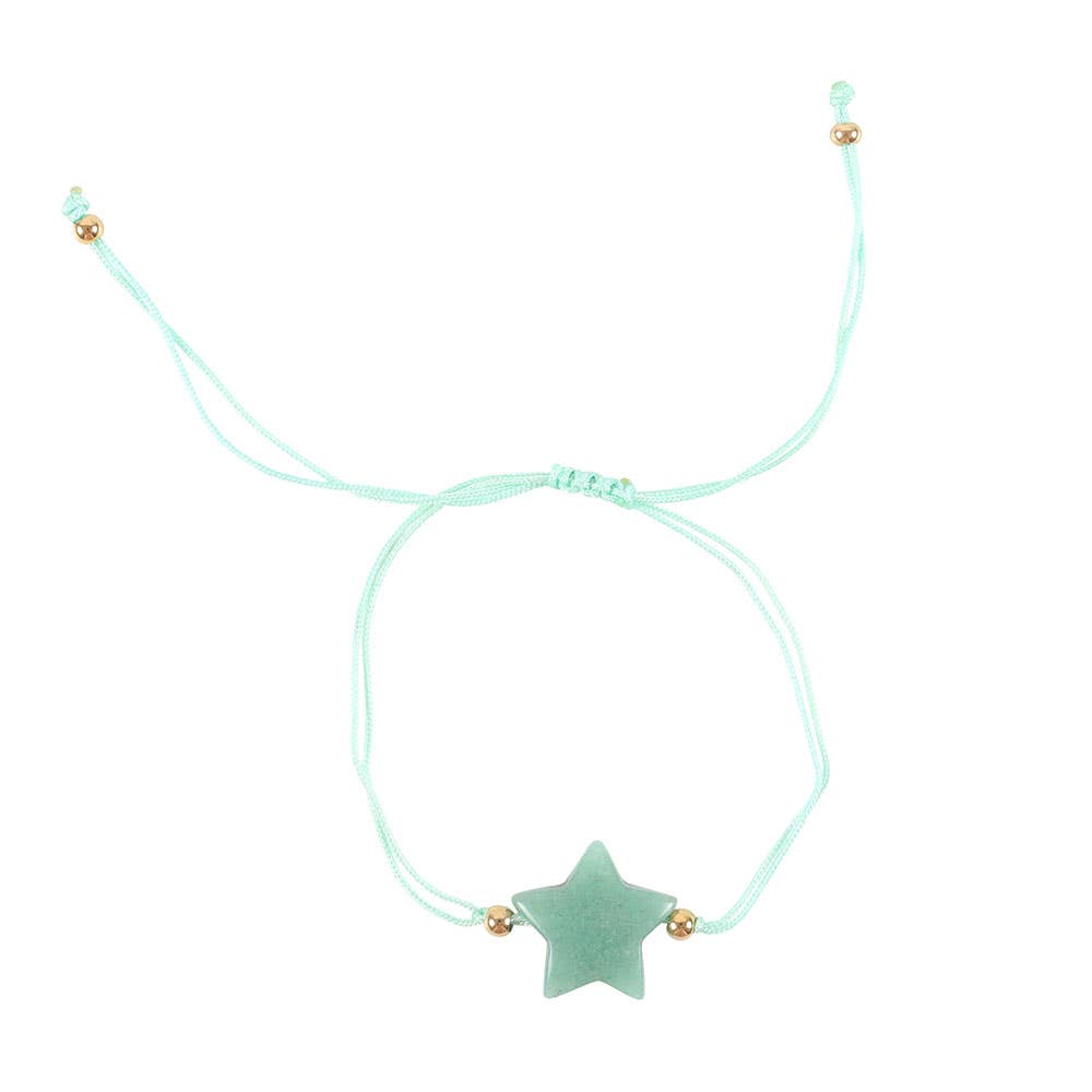 Aventurine 'Shine Bright' Crystal Star Bracelet