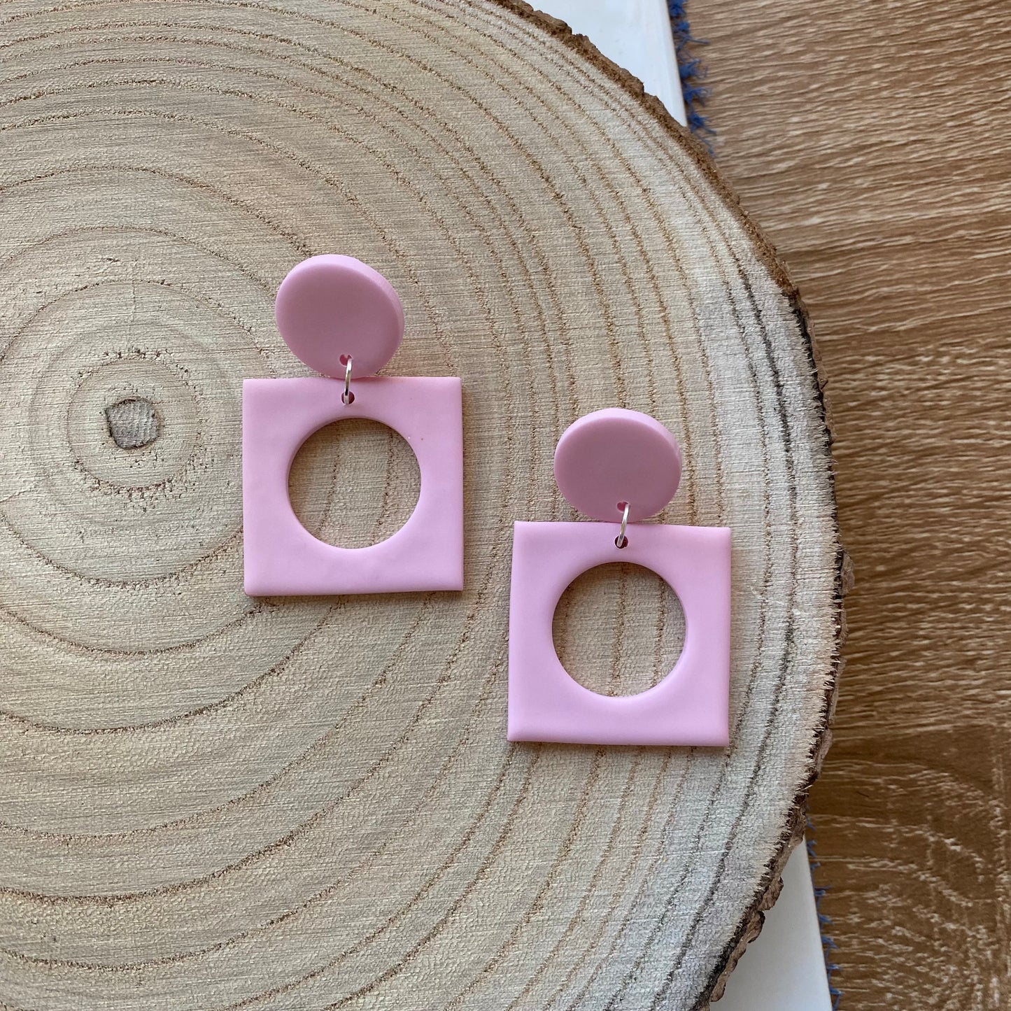 You’re a square ~ 60s square dangle earrings